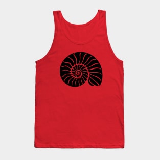 Nautilus Shell Spiral Tank Top